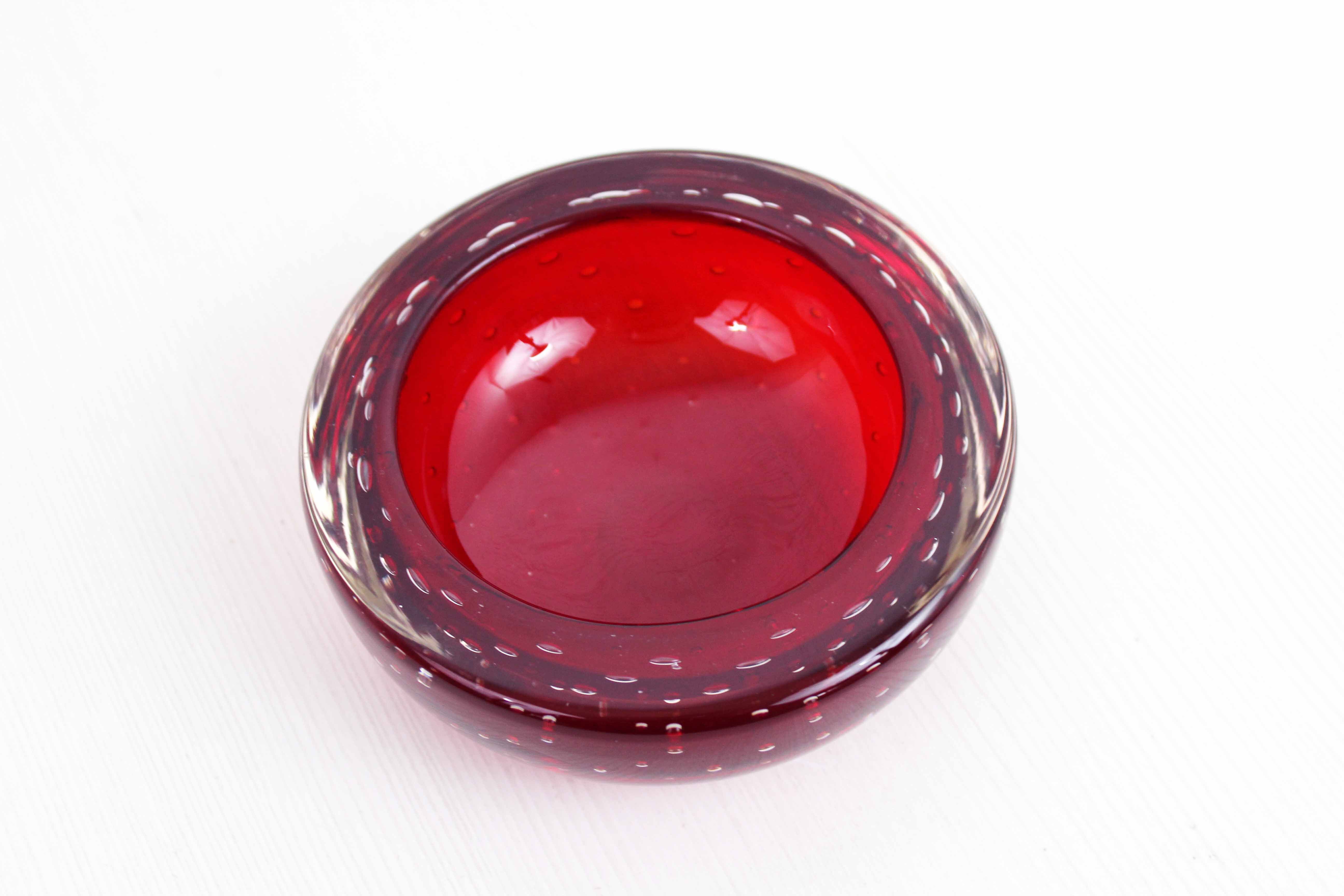 Murano glass ashtray