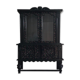Stylized sideboard 80s pop confetti art