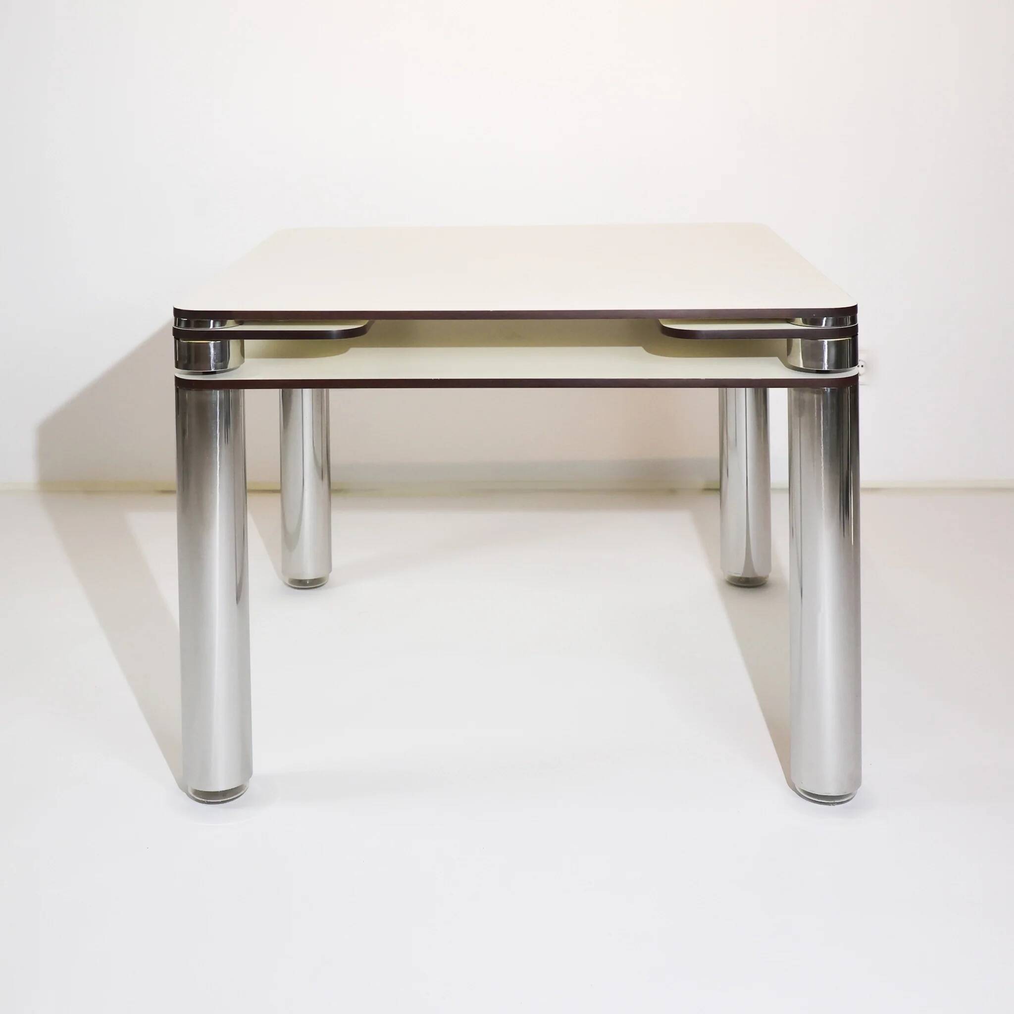 Vintage poker table by Joe Colombo for Zanotta, Italy, 1970s.