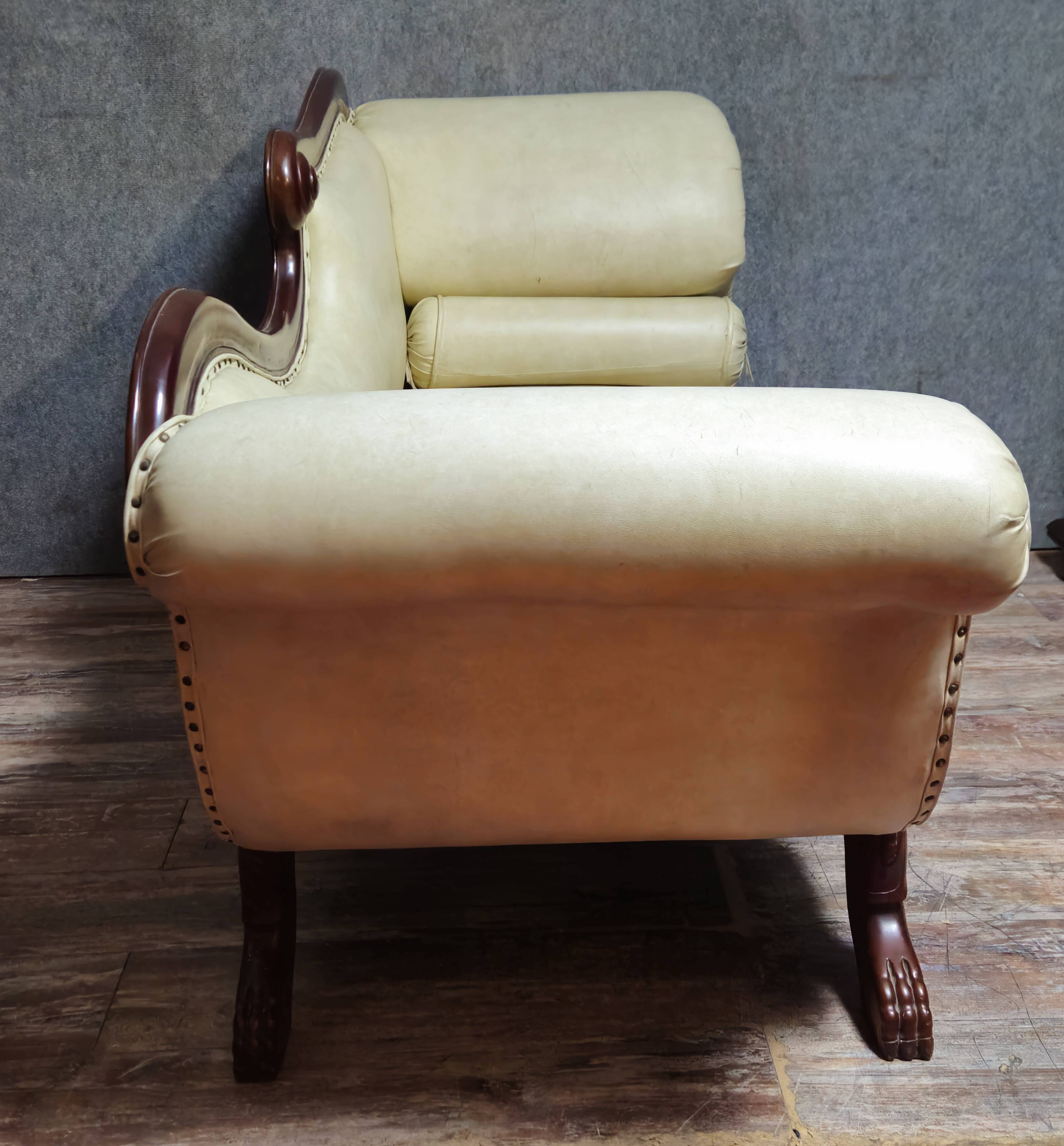 Récamier - Méridienne / antique chaise longue Empire - Charles X – 19th century