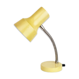 Articulated desk lamp in yellow metal