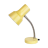 Lampe de bureau articulée en métal jaune