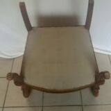 Green velvet armchair