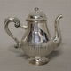 Silver metal coffee set - christofle - gallia collection