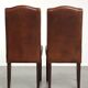 Beautiful and comfortable set of 6 sheepskin dining chairs in English style