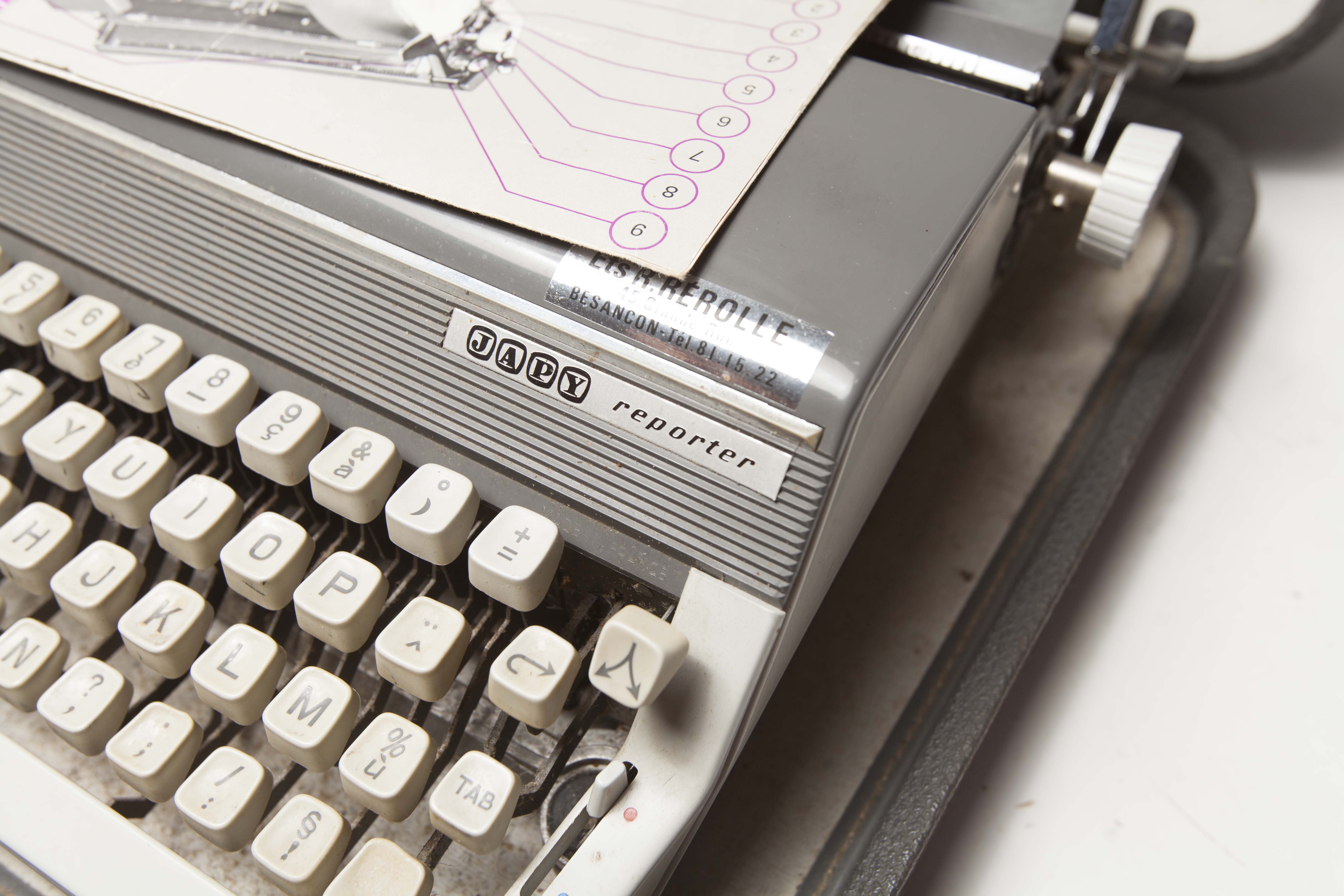 Typewriter Japy Reporter 50s