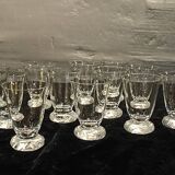 12 digestif glasses Daum model Kim