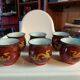6 Chinese porcelain cups