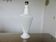 Impressive Italian lamp in woven white ceramic, 1970s.