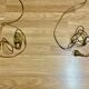 PAIR OF LARGE "SCANDINAVIAN DESIGN" WALL LIGHTS.
