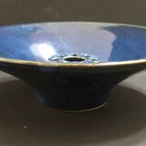 Pique fleur en grès bleu de Taizé