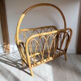 Porte-revues en rotin