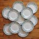 11 flat plates in iron earth "Argenton" Saint Amand early twentieth century