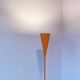 Lampadaire orange sablier postmoderne 1980