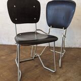 Pair de chaises suisses ALUFLEX par Armin Wirth