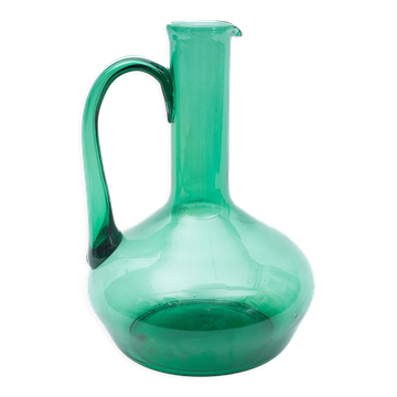 Vase à anse vert