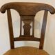 4 old straw chairs