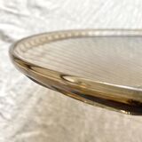 Vintage amber glass dish