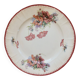 Polychrome ironstone plate from Saint-Amand and Hamage, Poppies model.