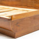 Mid century sofabed in walnut by Jindrich Halabala for UP Zavody, 1950´s