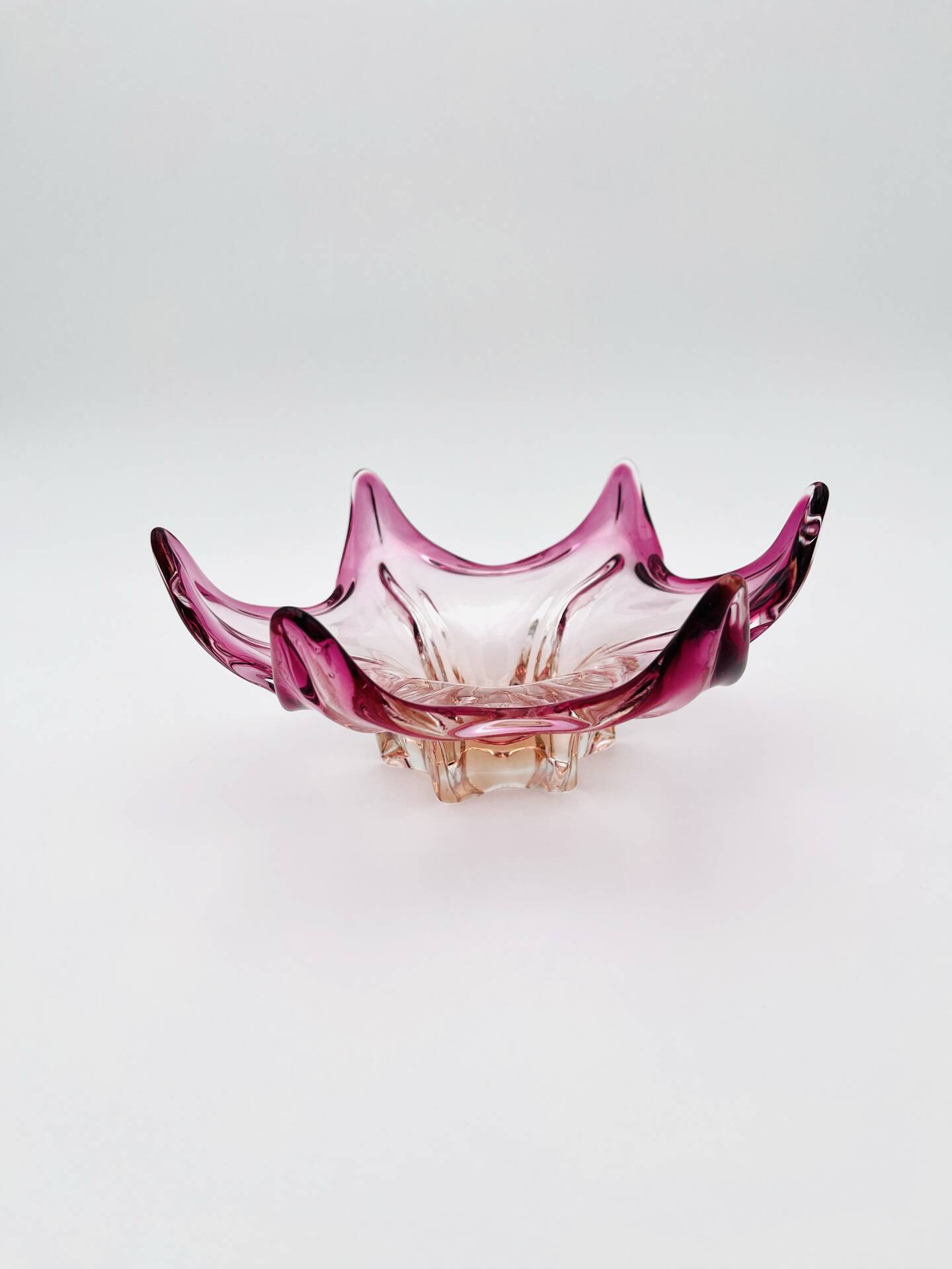Murano Organic Cup - Peach & Fuchsia Gradient - Star 1960