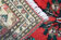 Small vintage persian mahal carpet  oriental wool area rug- 57x87cm