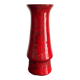 Vase Rouge Volcanique Selenium Moucheté Année 70 West Germany Mid Century