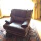 Vintage brown leather armchair