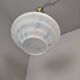 Napako Midcentury Modern Pendant Lamp in Opaline Glass and Brass, Czechoslovakia