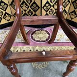 Suite of 6 english mahogany chairs 19th restored