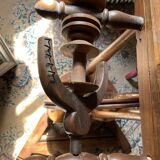 Wooden spinning wheel