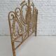 Peacock style rattan headboard