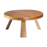 Brutalist round coffee table