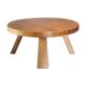 Brutalist round coffee table
