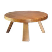 Brutalist round coffee table