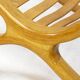 Sculptural 1960s Wishbone Rocking Chair In Oak By Robin Williams