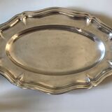 Ercuis silver metal oval dish
