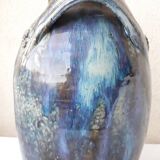 Signed stoneware vase