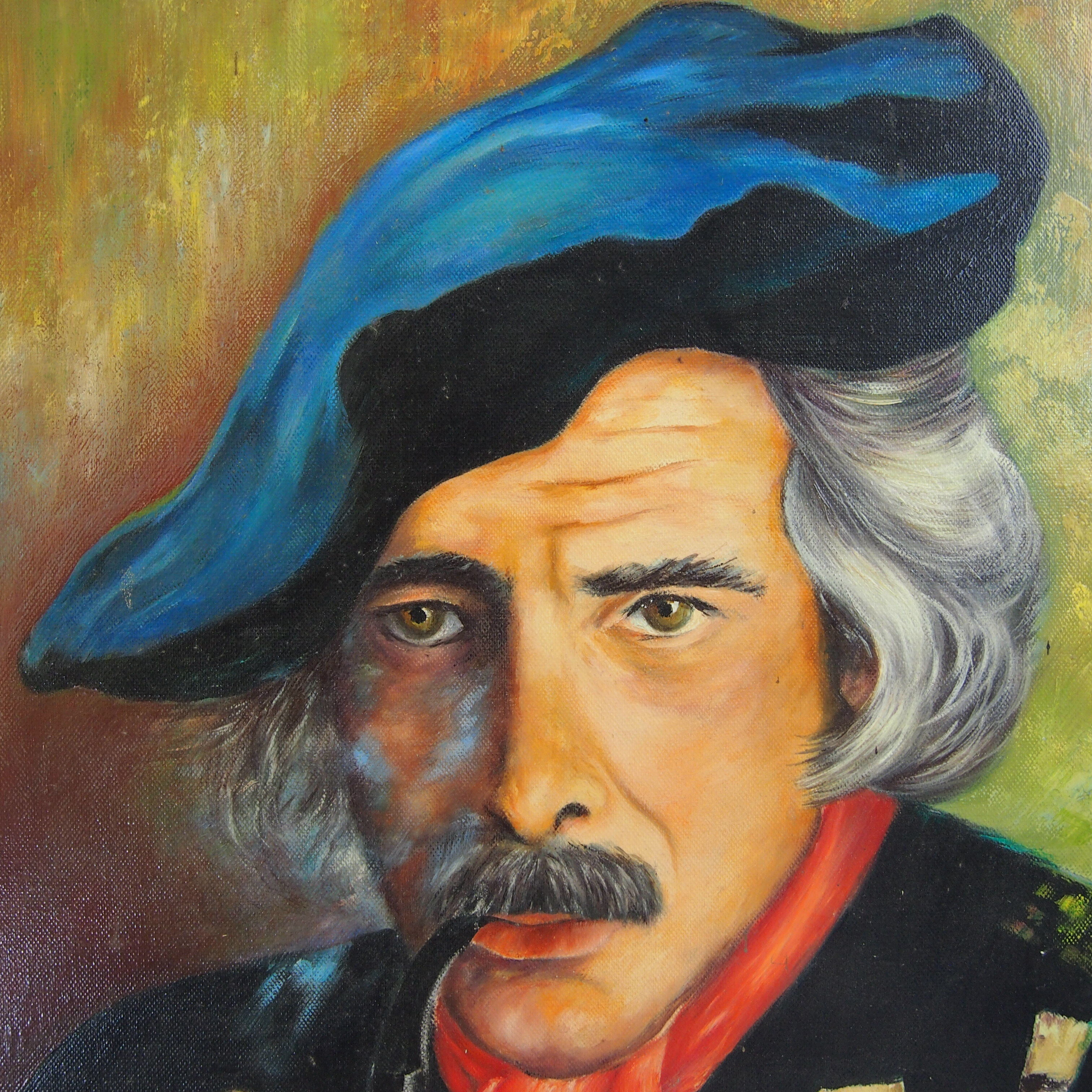 Oil portrait on canvas