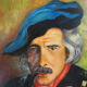 Oil portrait on canvas