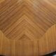 Large Vintage Dining Table 2m. Chevron Inlay