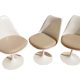 Tulip chairs signed Saarinen for Knollstudio 1956