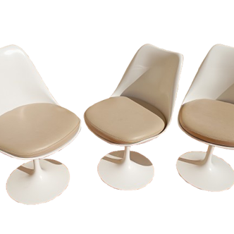 Tulip chairs signed Saarinen for Knollstudio 1956