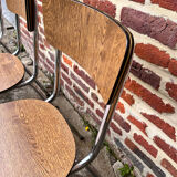 Set of 4 formica chairs