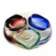 Postmodern organiser, multicoloured glass, Bohemia, Czechoslovakia, 1960s