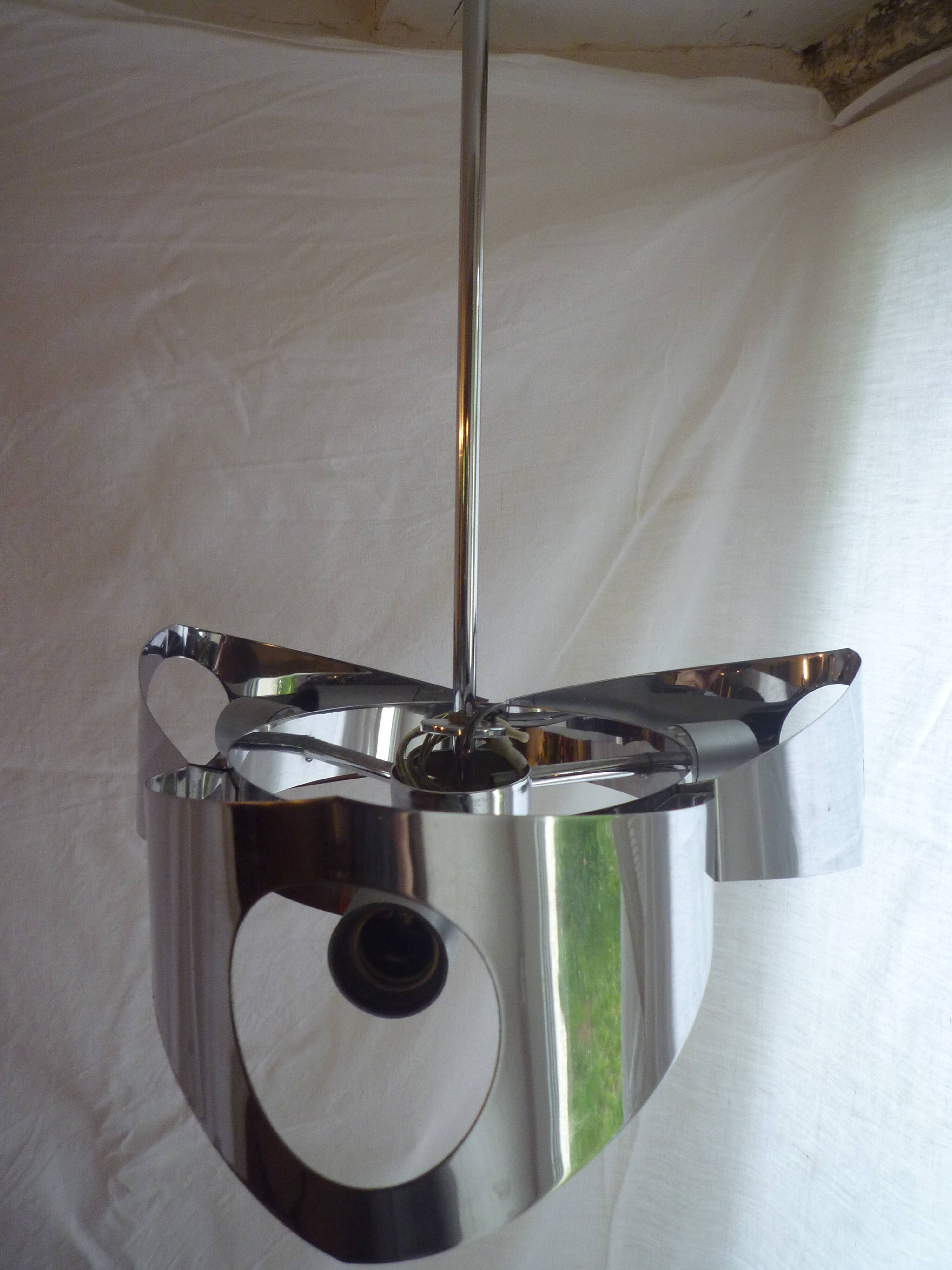 Chrome "space age" suspension 1970-1980