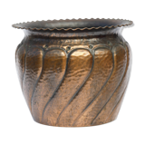 Hammered copper pot cover
