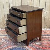 1930s English mahogany chest of drawers