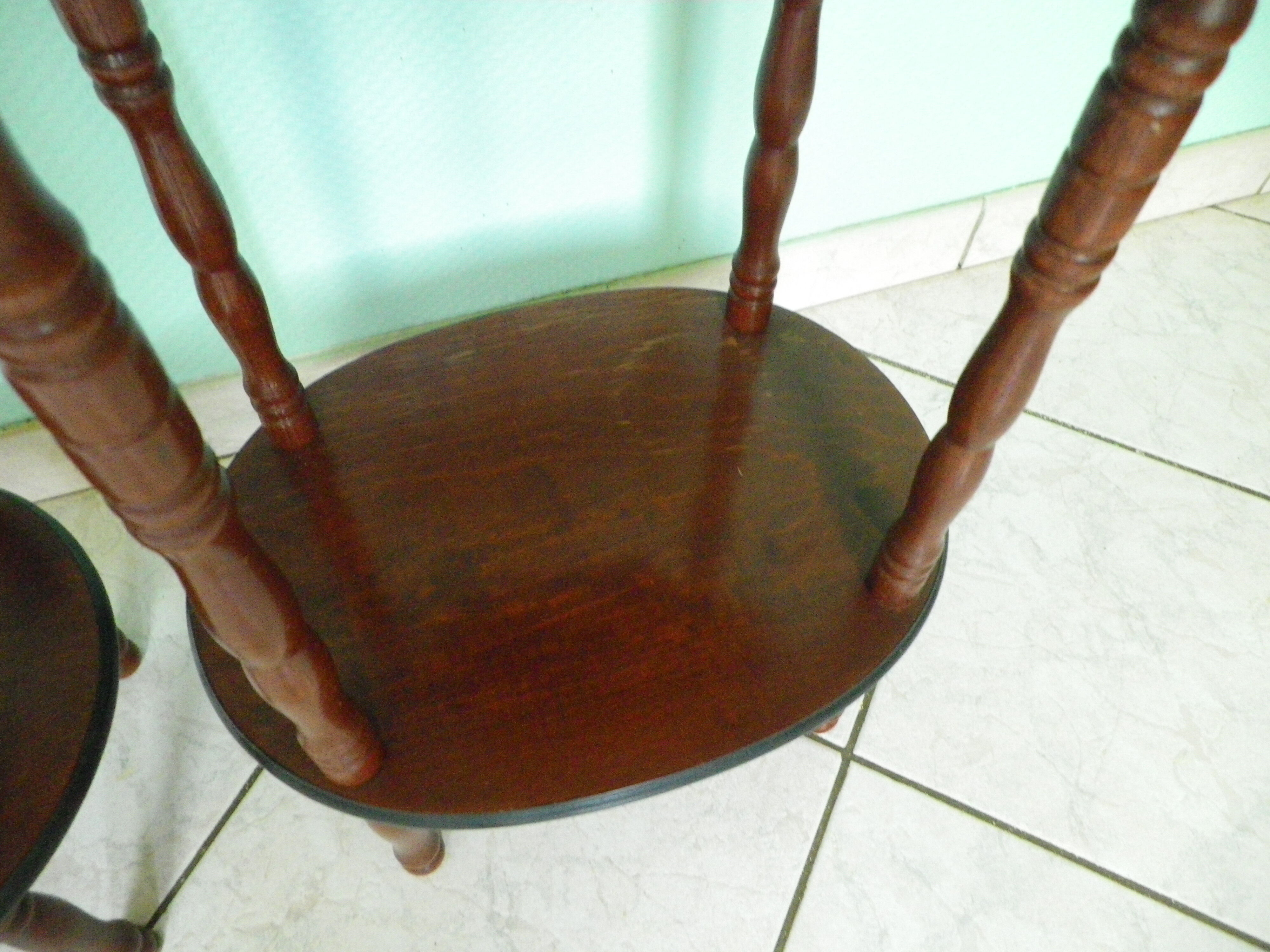 Telephone extra cabinet, wooden, 3 trays, 1 drawer