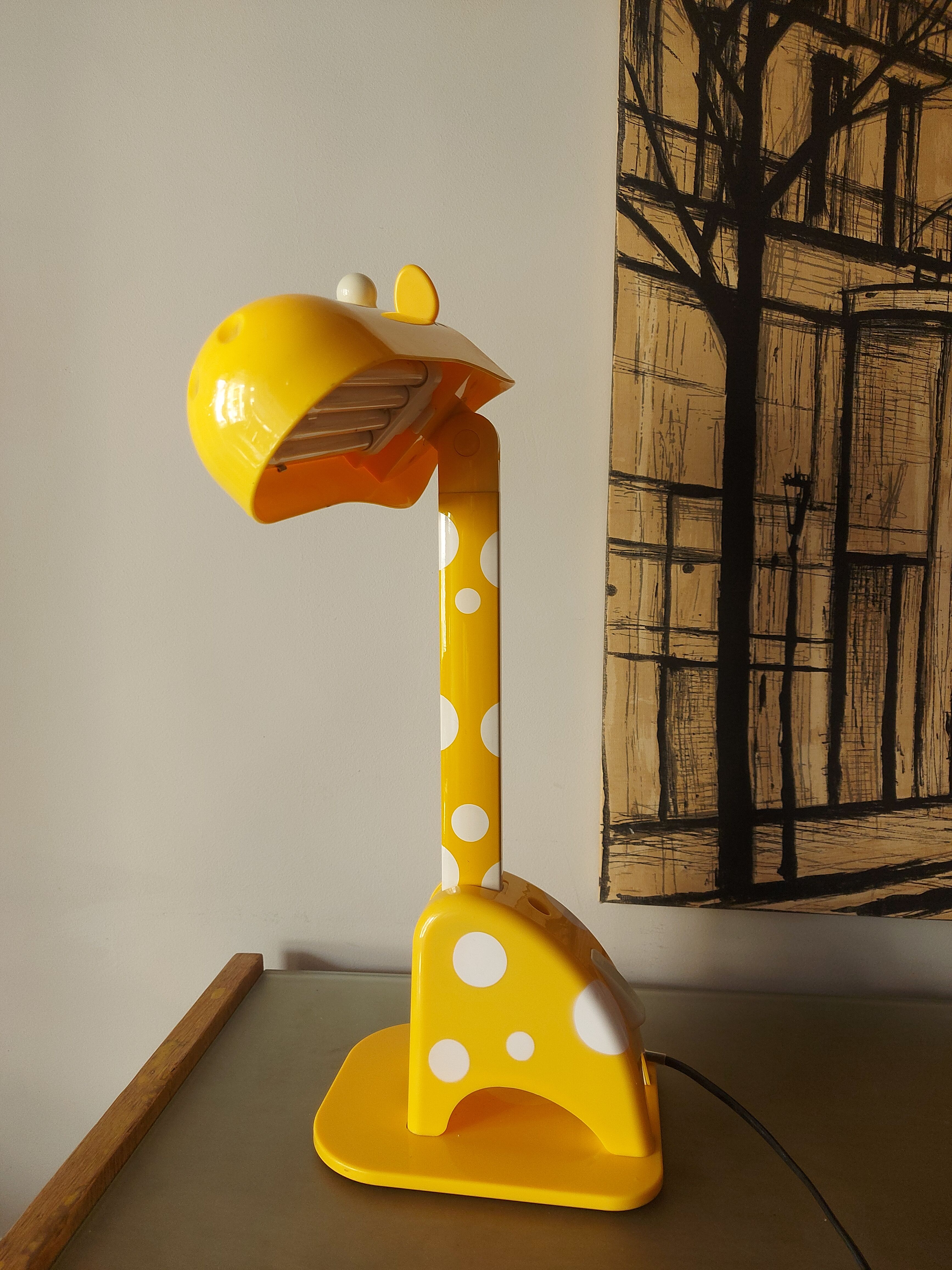 Lampe girafe , chambre d'enfant , la chaise longue